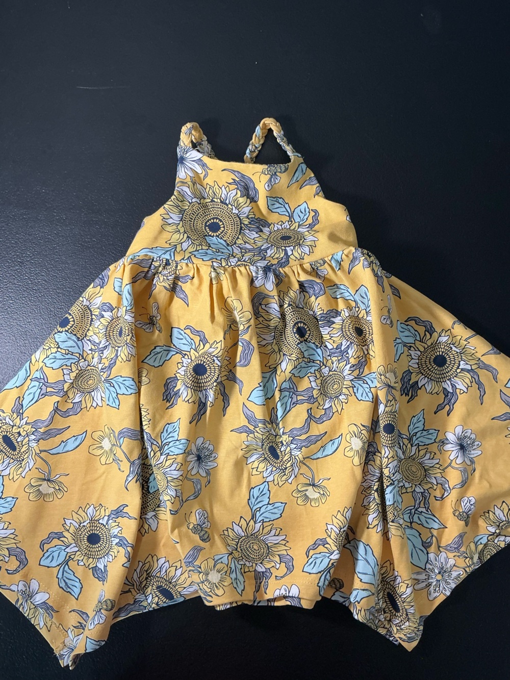 Artisan Ny Yellow Sunflower Print Camisole Top